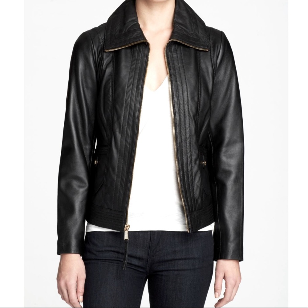 Michael Kors women leather jacket